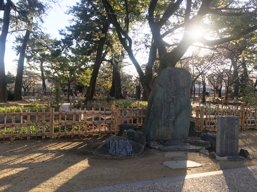 武蔵・小次郎モニュメント予定地